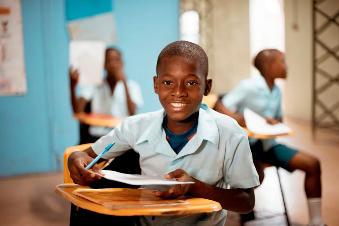 African students in classroom facing educational challenges
